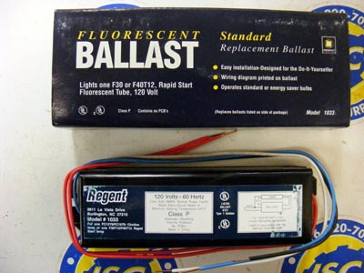 <b>Regent - </b>Model 1033 Flourescent Ballast